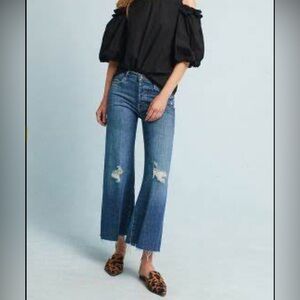 Mother denim Stunner Roller Crop Fray, size 27